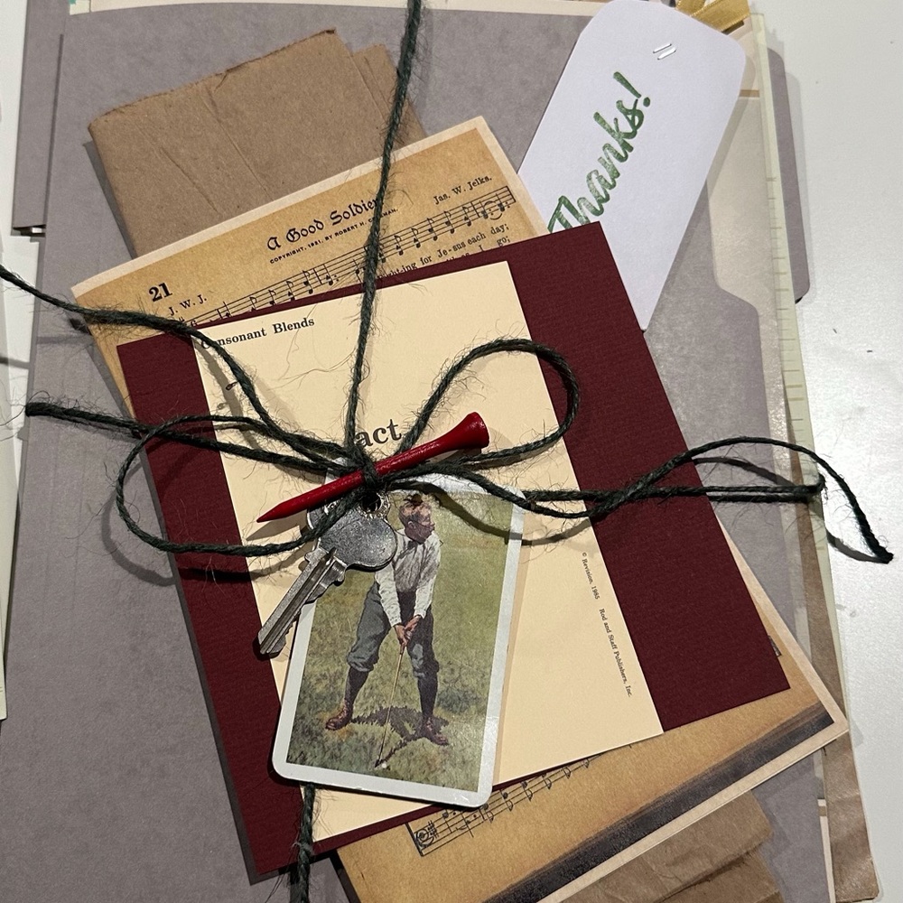 Vintage Ephemera Bundle with masculine vibe